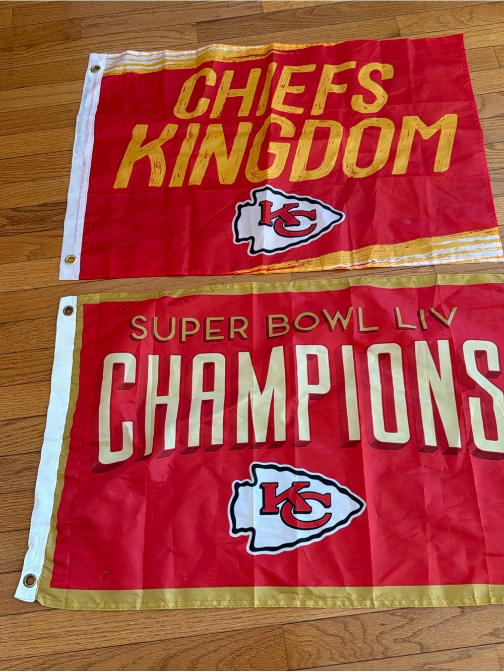 Kansas City Chiefs Super Bowl LIV Champions Flags - Red & Gold 2020/2021